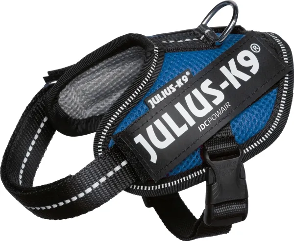 Julius-K9 K9 IDC POWAIR sele, Størrelse: Baby 2, blå, 33-45 cm