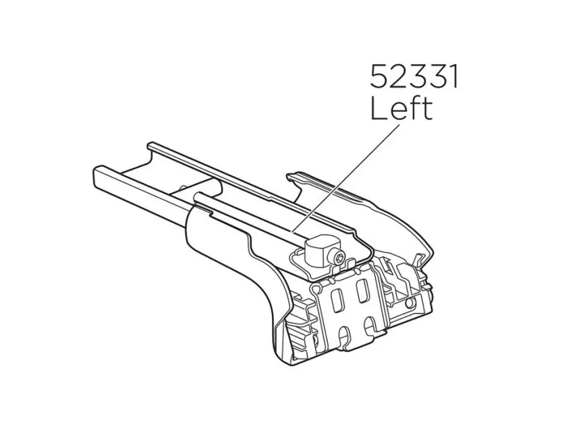 Thule fod venstre WingBar 959 edge