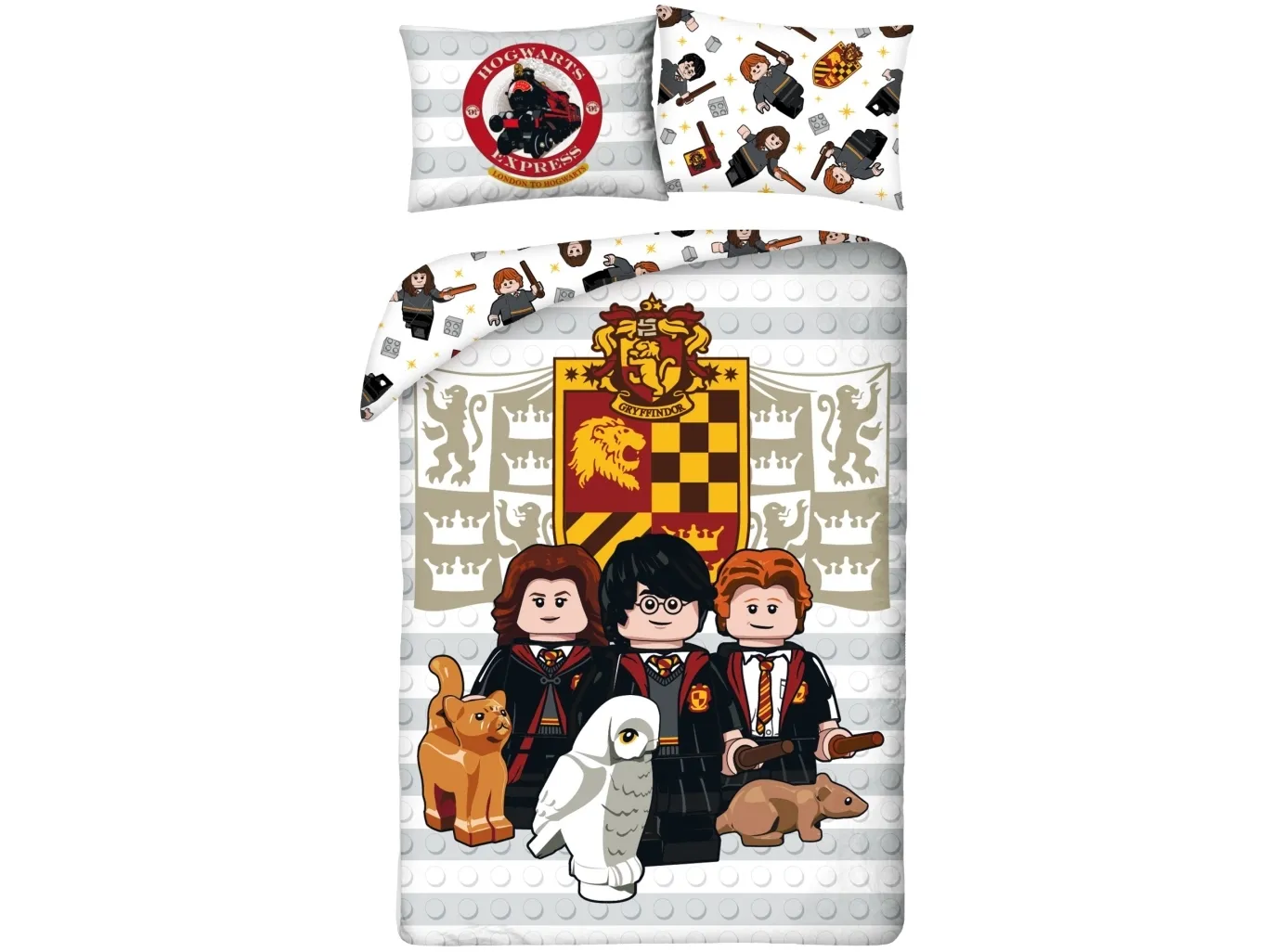 Lego Harry Potter Sengetøj 140 x 200 cm - 100 Procent Bomuld