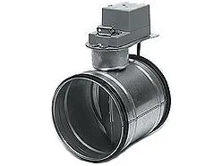 LINDAB Motorspjæld DTBU160 230V med on/off motor type LM 230A-F.