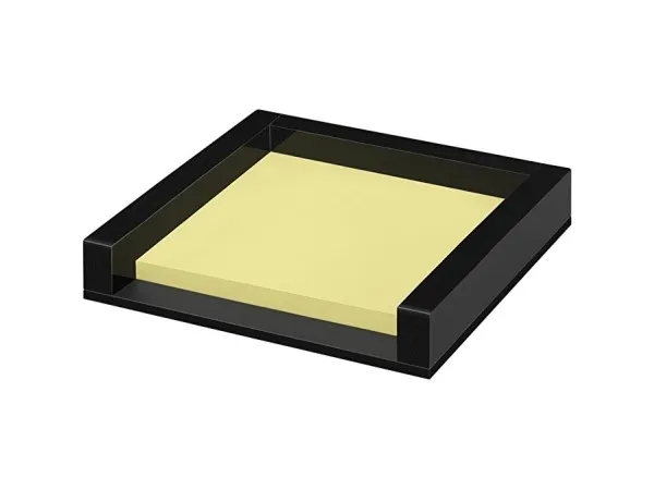 Wedo 63 1801, firkant, Akryl, Sort, 7,6 cm, 7,6 cm, 96 mm