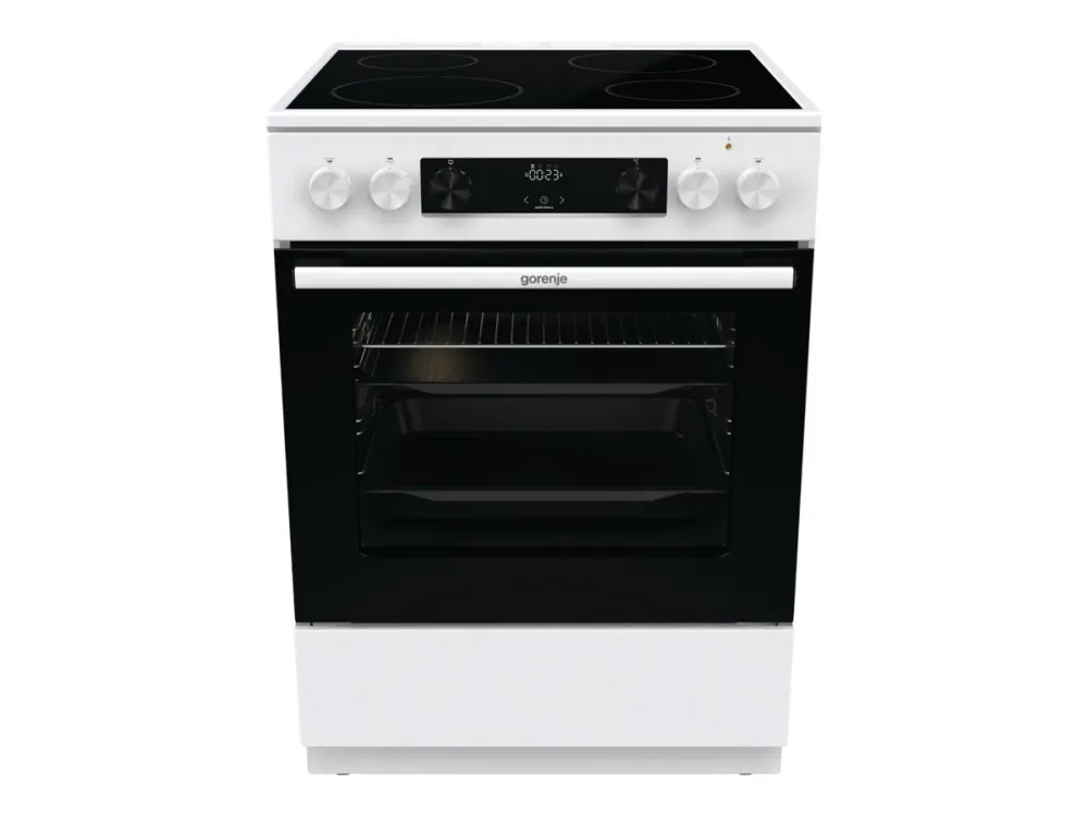 Gorenje Advanced GEC6C40WD - Komfyr - frittstående - bredde: 60 cm - dybde: 60 cm - høyde: 85 cm - med selvrens - hvit
