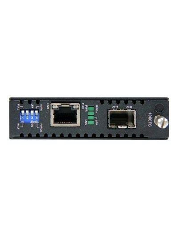 StarTech.com Gigabit Ethernet Fiber Media Converter with Open SFP Slot