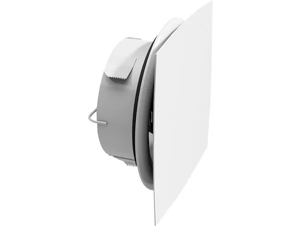 Lindab Airy frontplade buet AIRYFP-BOW 125 mm RAL9003