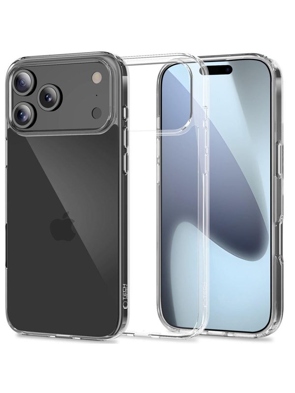 Tech-Protect  FlexAir Hybrid Case for iPhone 17 Pro - Transparent