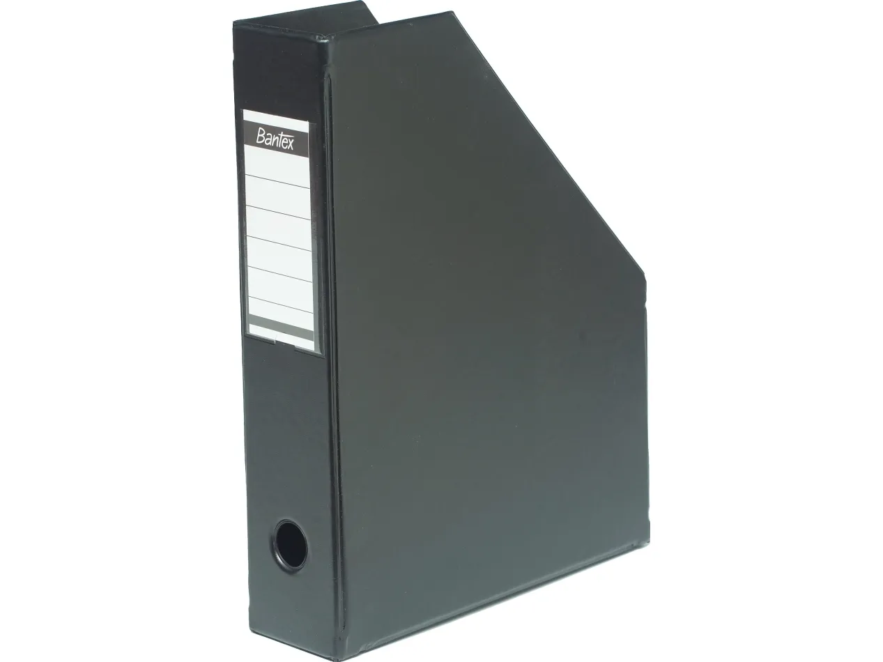 Tidsskriftskassette Elba sort A4 Maxi (stk.)