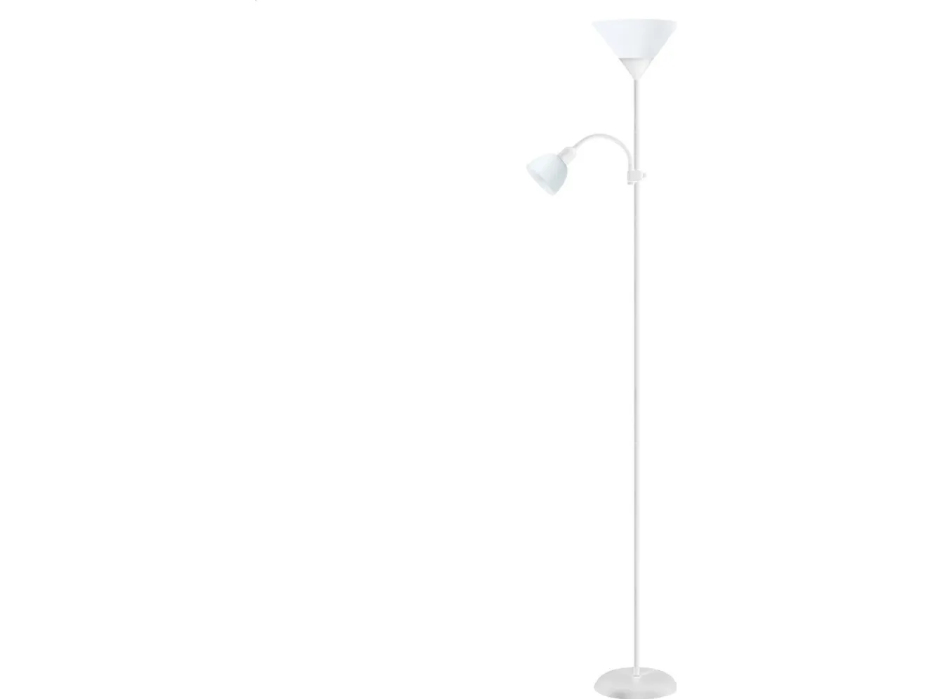 Gulvlampe Platinet FLOOR LAMP E27+E14 hvit [45177]