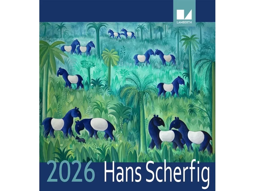 Hans Scherfig kalender 2026 | Språk: Dansk