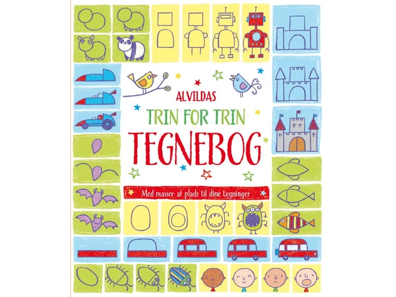 Alvidas steg-for-steg-tegnebok