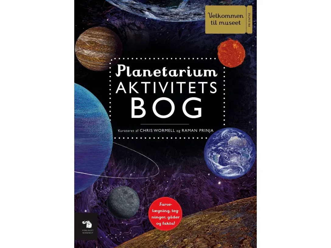 Planetarium Activity Book | Chris Wormell &amp  Raman Prinja | Språk: Dansk