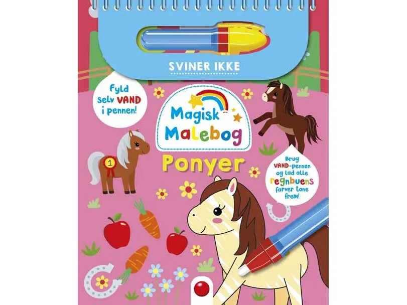 Magisk malehefte: Ponyer