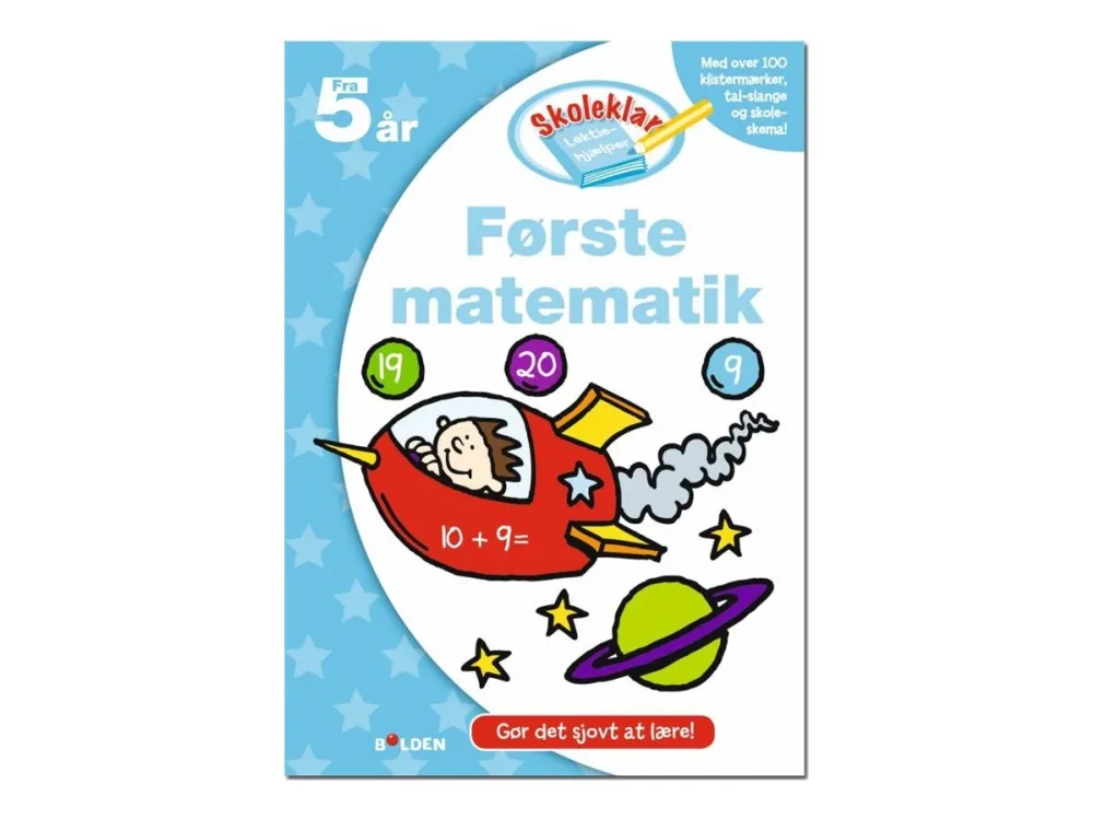 Første matematik - Skoleklar lektiehjælper - aktivitetsbok