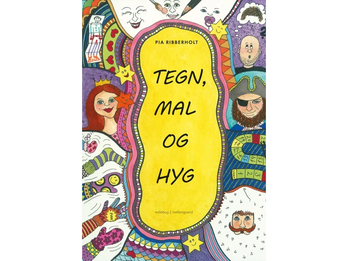 Tegn, mal og kos | Pia Ribberholt | Språk: Dansk