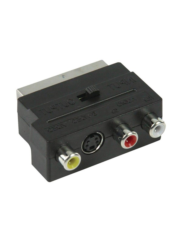 Nedis video / audio adaptor - S-Video / composite video / audio