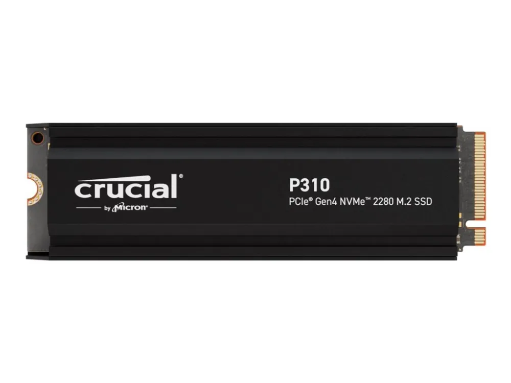 Crucial P310 - SSD - 2 TB - intern - M.2 2280 - PCIe 4.0 x4 (NVMe) - integrert kjøle