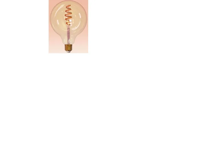 Airam SmartHome Globe 125 smart lampe, E27, rav, 350lm, 1800-3000K, WiFi