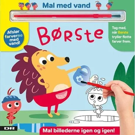 Minisjang—mal med vann—børste