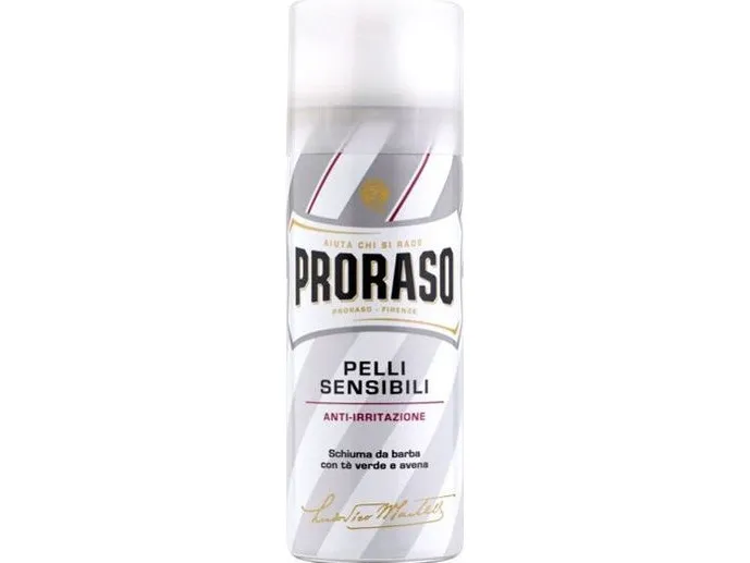 Proraso hvitt barberskum Peli Sensibili barberskum Sensitiv hud 300 ml