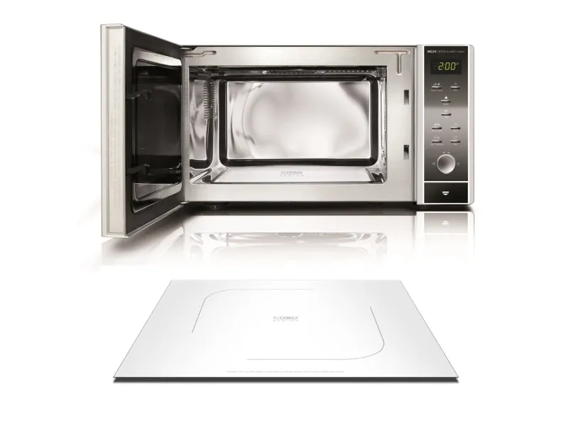 Caso MG 25, Benkeplate, Kombinasjon mikrobølge, 25 l, 900 W, Knapper, Sølv