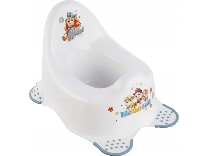 keeeper kids babypotte adam Paw Patrol, hvit/blå med trykk, med gummierte føtter, materiale: PP, - 1 stk (1867010029300)