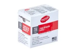 Etiket Cambro 30x50mm 250stk. pr. rl. Vandopløselig til Sporbarhed,1 rl