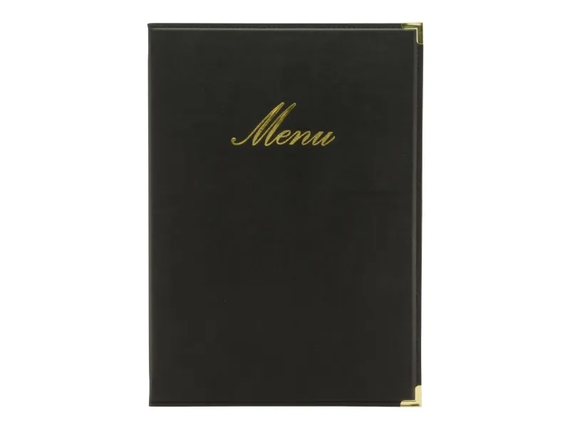 Securit® A4 CLASSIC menuomslag i sort
