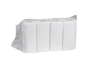 Køkkenrulle Neutral 2-lag Ø10.5cm L18mxB23cm Nyfiber Hvid,8 pk x 4 rl x 75 ark/krt