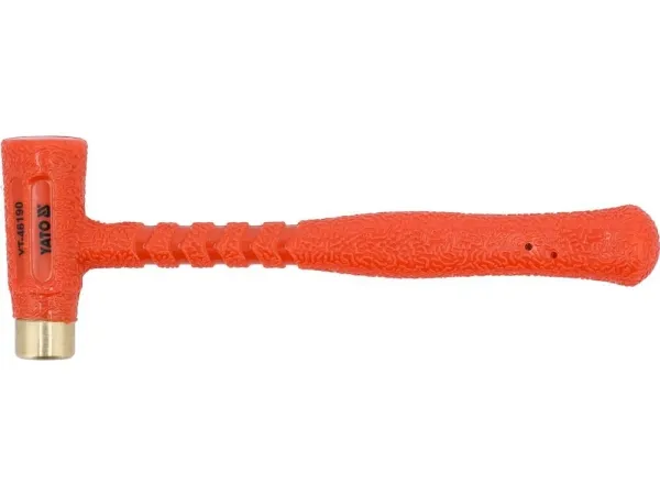 YATO rekylfri hammer med messing slagstykke