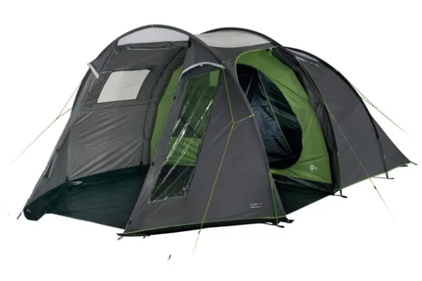 High Peak Ancona 4.0, Camping, Tunell Telt, 4 person(er), Grønn, Grå, Lysegrå