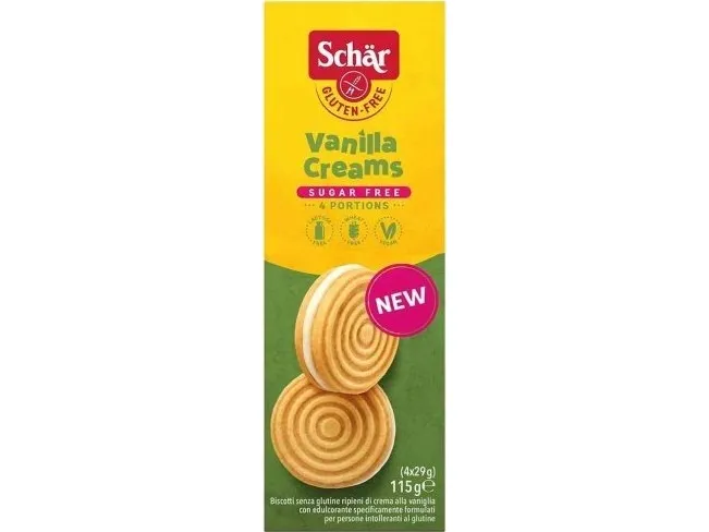 Schar kjeks med kremfylt vanilje 115 g