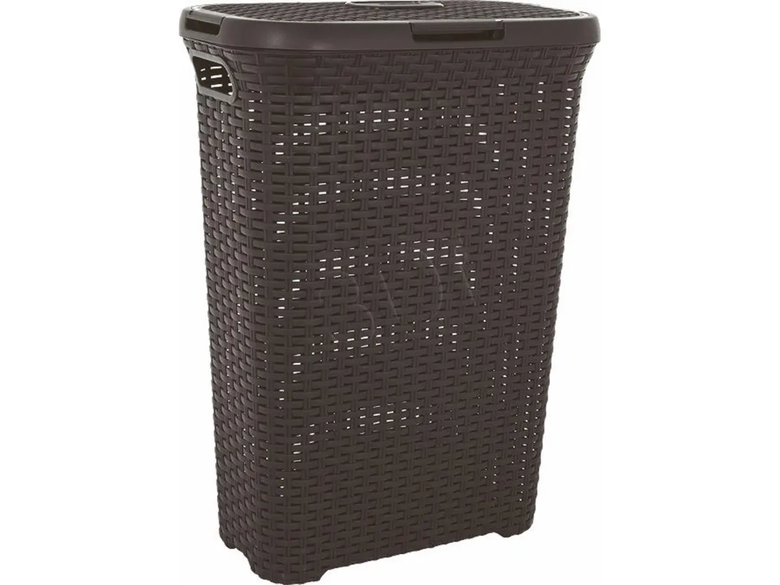 Curver Style 2045061 Plástico Cesta de lavadero Antracita 40L