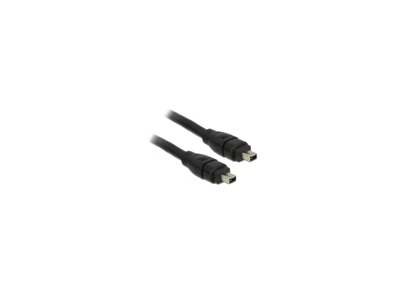 Delock - IEEE 1394-kabel - 4 pin FireWire (hann) til 4 pin FireWire (hann) - 1 m