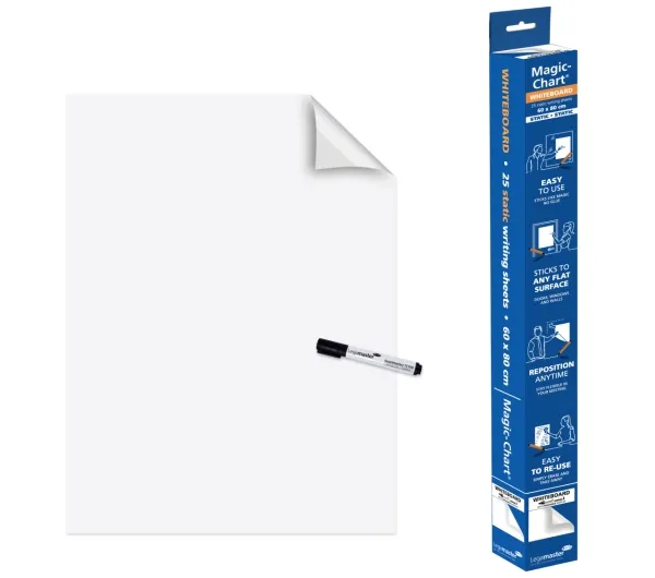 Legamaster 7-159100, Hvit, Polypropylen (PP), 600 mm, 0,0500 mm, 588 g, 62 mm