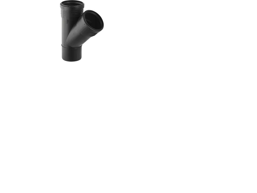 75 x 75 mm x 45° Grenrør Silent PP Geberit