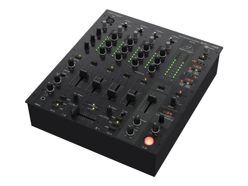 Behringer PRO MIXER DJX900USB - Analogmikser med DSP FX - 5-kanals