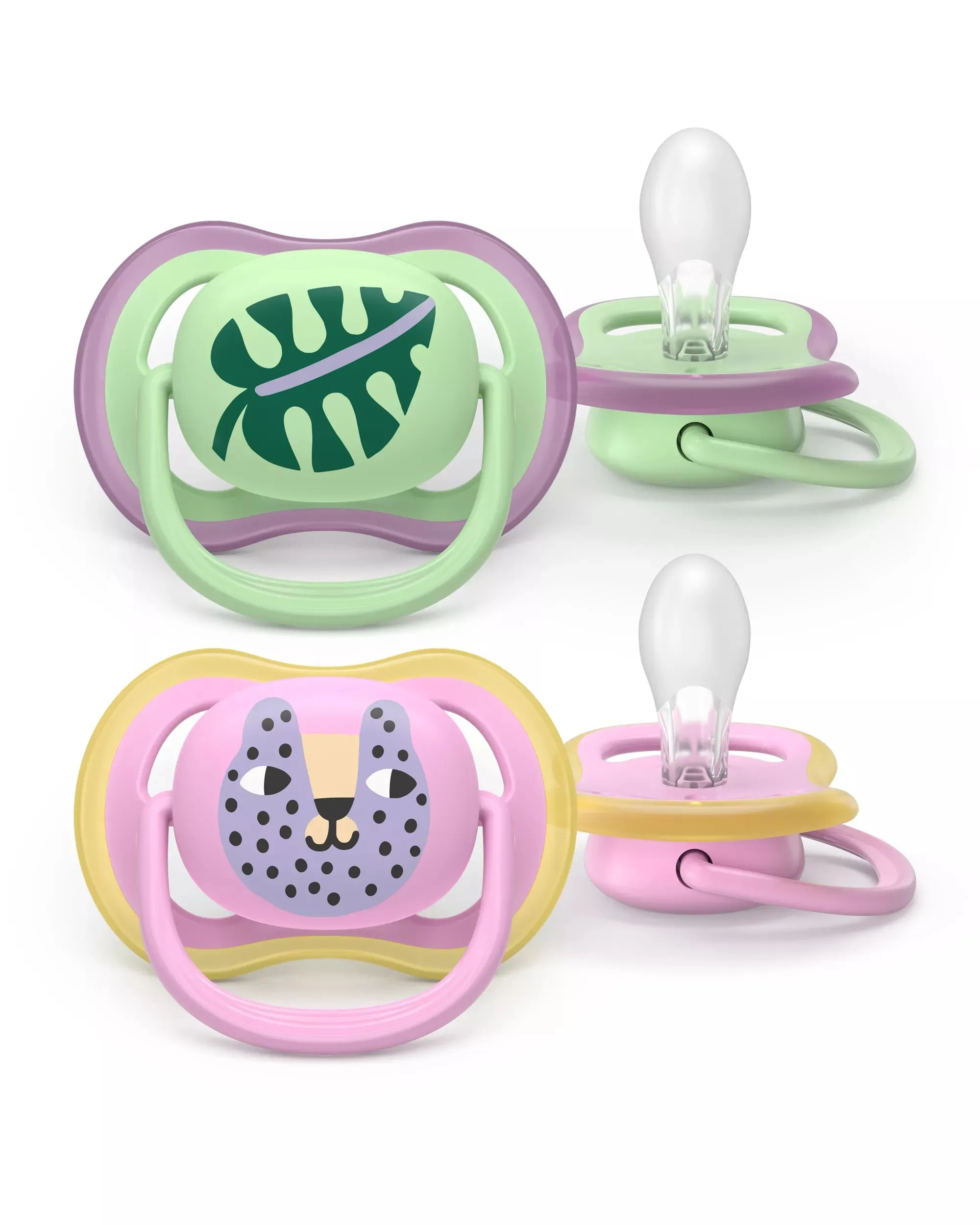 Philips AVENT Pacifier SCF087/13 ultra air, Klassisk stil, Ortodontisk, Silikon, Gutt/Jente, Tåler oppvaskmaskin