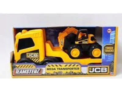 TEAMSTERZ JCB Transporter med gravemaskin, 36 cm