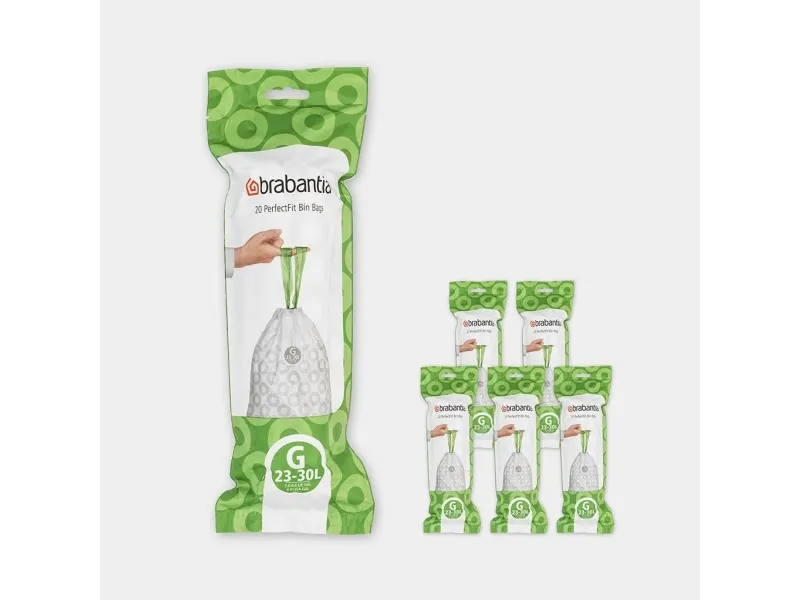 Brabantia 138423, 30 l, Hvit, Plast, China, 760 mm, 417 mm