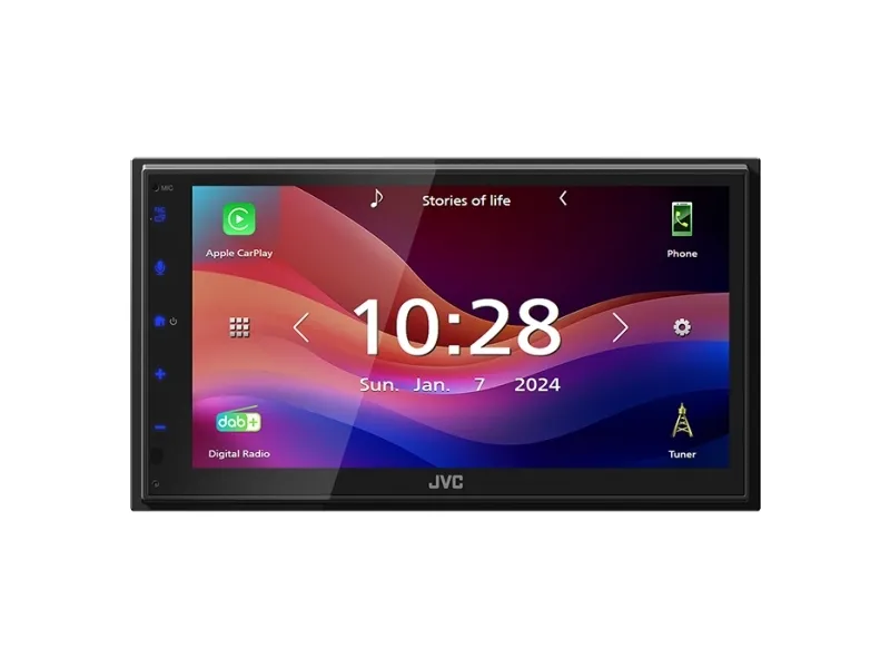 JVC KW-M695DBW Bilradio Apple CarPlay / Android Auto, DAB+ og Bluetooth