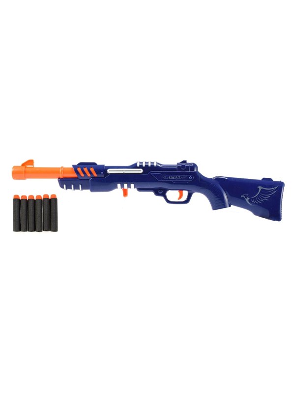 Toi-Toys - Police Rifle Blue with 6 Foam Arrows