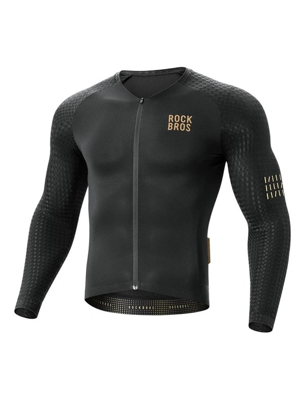 Rockbros YDCX008 Diamond Long Sleeve Cycling Jersey Size S - Black