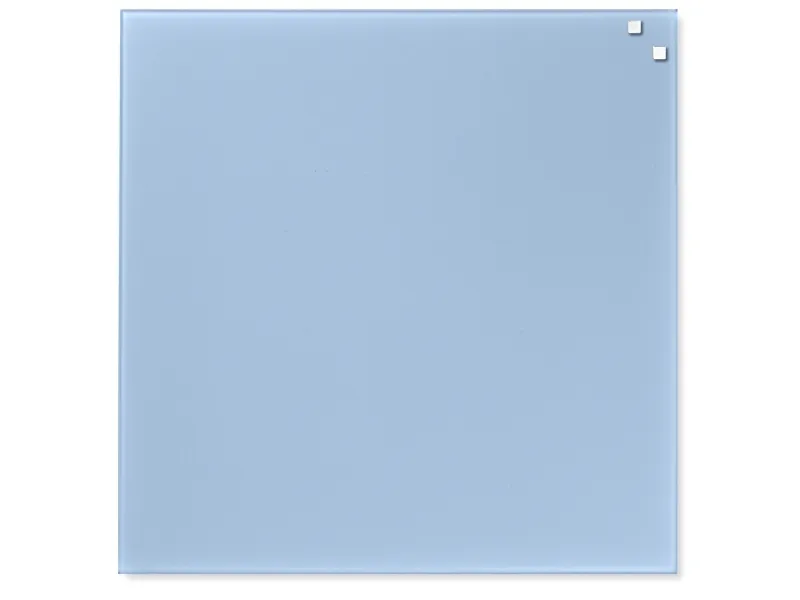Magnetisk glastavle 45 x 45 cm lyseblå Lyseblå 49,5x3x48,5mm (1stk)