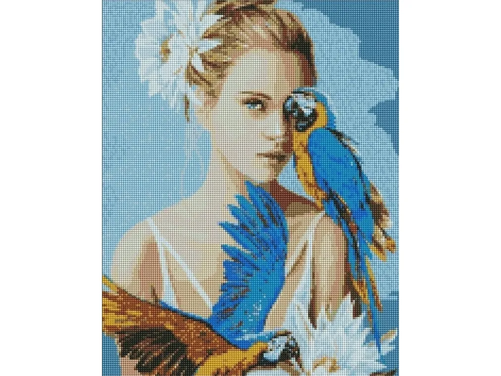 Ideyka diamantmosaikk – jente… 40x50 cm