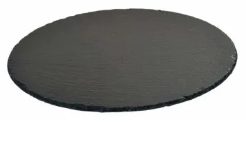 Kesper 38112, Skiferplate, Sort, Rund, 35,5 cm, 7 mm, 1 stykker