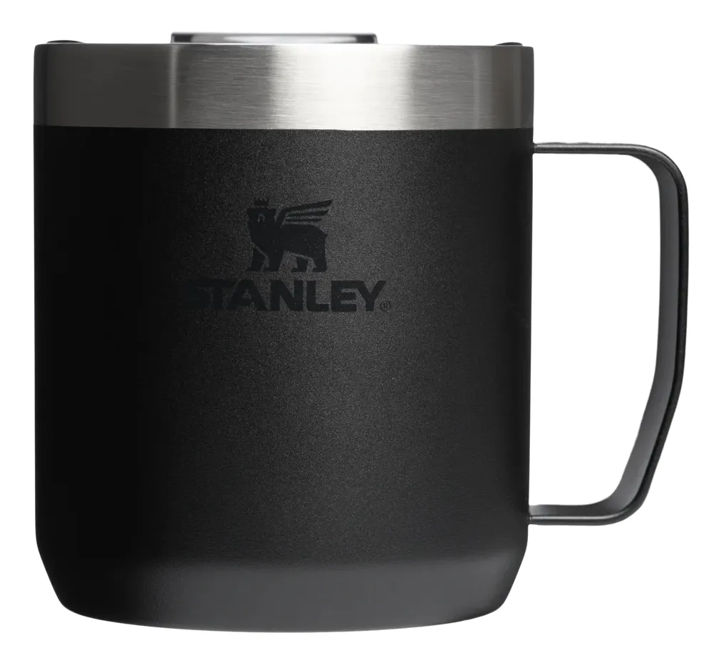 Stanley The Everyday, Termisk boks, 0,35 l, 3 timer, Svart, Rustfritt stål, Tritan