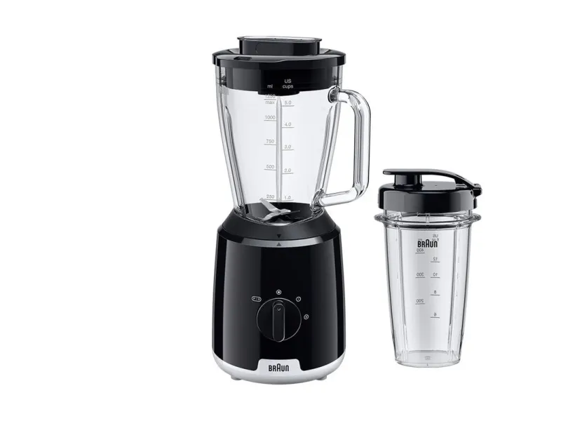 Braun JB1051, Bord juicepresse, 1,25 l, Pulsfunksjon, Isknusing, 0,9 m, 600 W