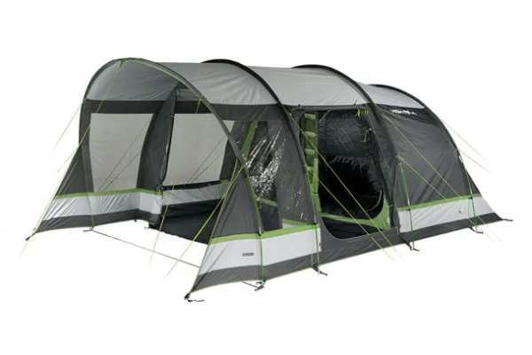 High Peak Garda 5.0, Camping, Tunell Telt, 5 person(er), Grønn, Lysegrå
