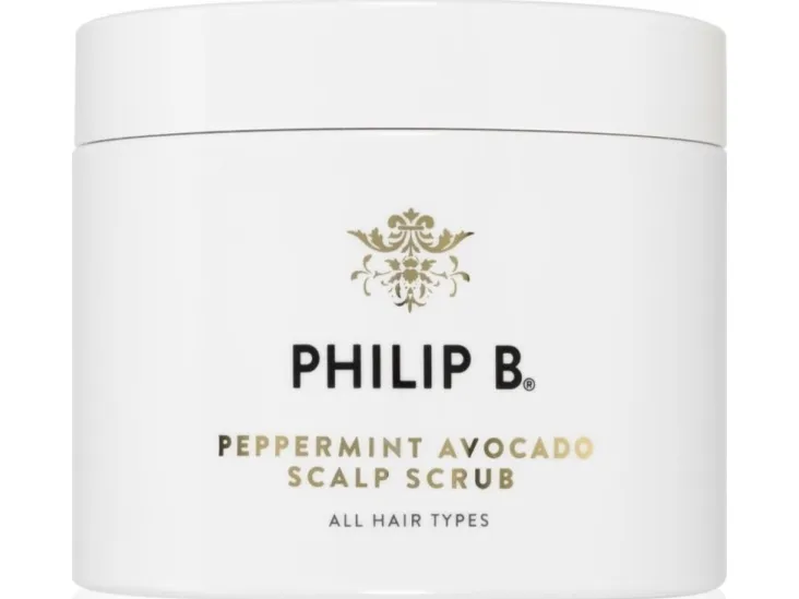 Philip B Peppermint Avocado hodebunnsskrubb 236 ml