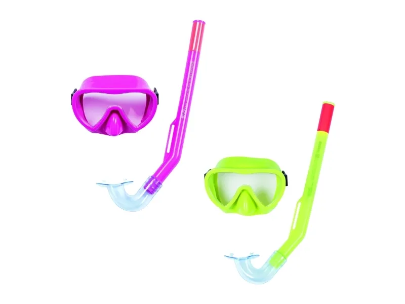 Bestway 24036, Barn, Halv ansiktsmaske, Polykarbonat, Grønn, Rosa, 3 år, 143 g