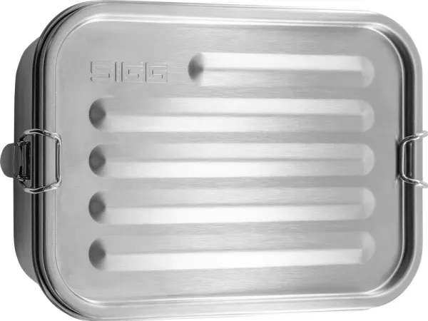 SIGG 8733.40, Lunsjbeholder, Voksen, Rustfritt stål, Rustfritt stål, Monokromatisk, Rektangulær